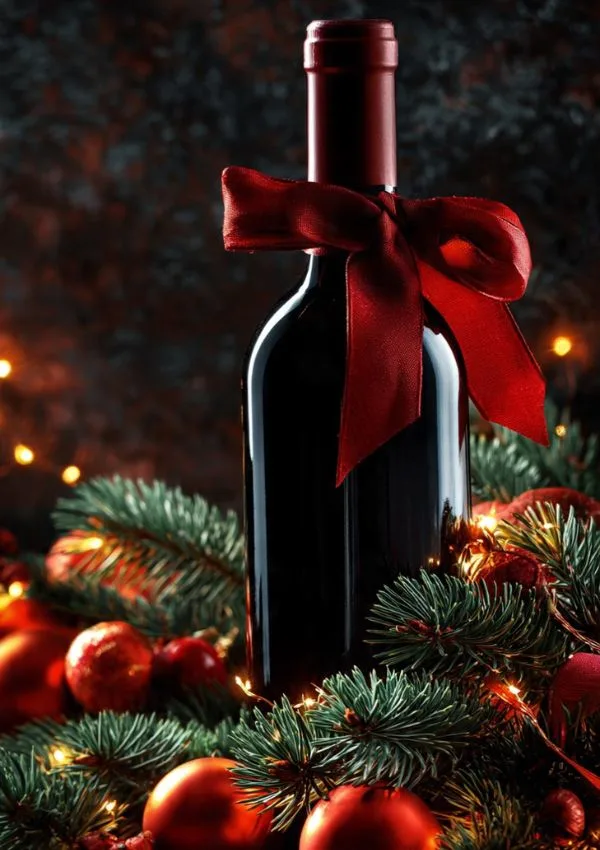 Classic Red Wine Bottle