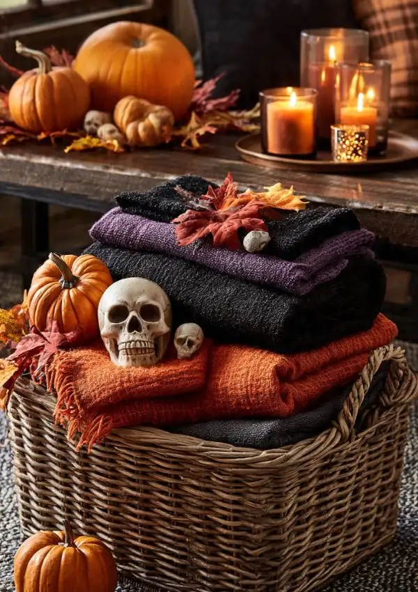 Halloween Blanket Basket