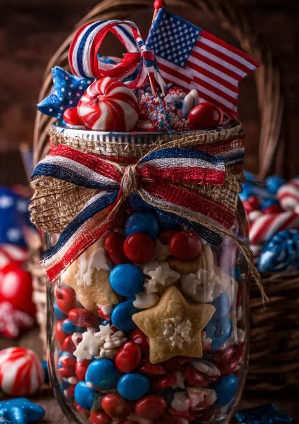 Mason Jar Treat Basket