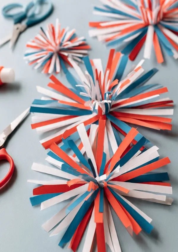 Paper Fireworks Craft