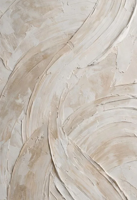 Abstract Brushstroke Print