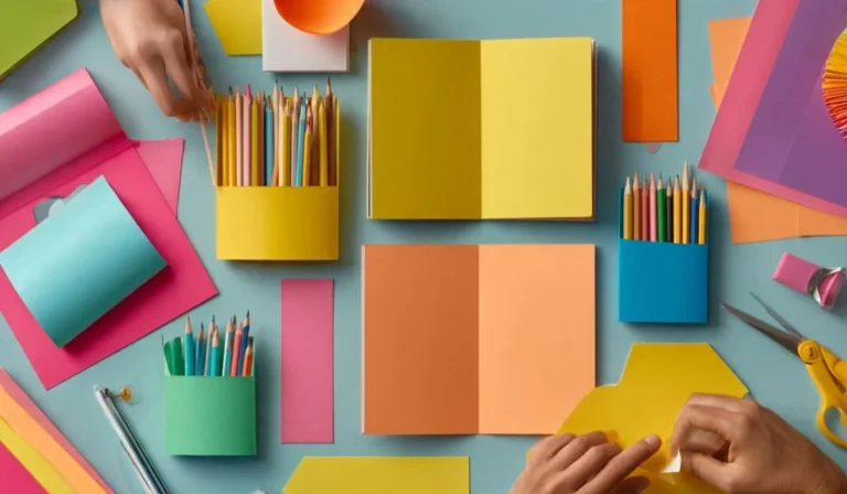 Back To School Supplies Making With Paper