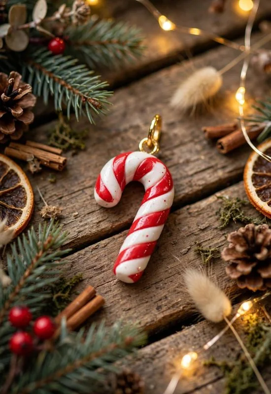 Candy Cane Charm