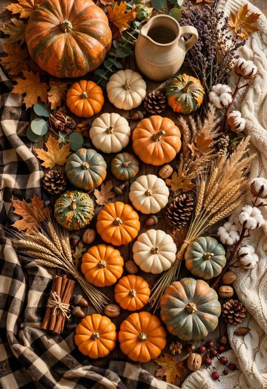 Cozy Farmhouse Thanksgiving Wallpaper