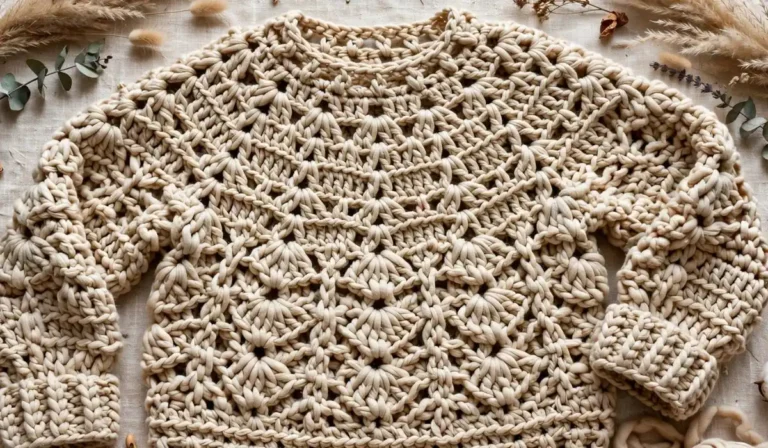 Crochet Sweater Pattern Free