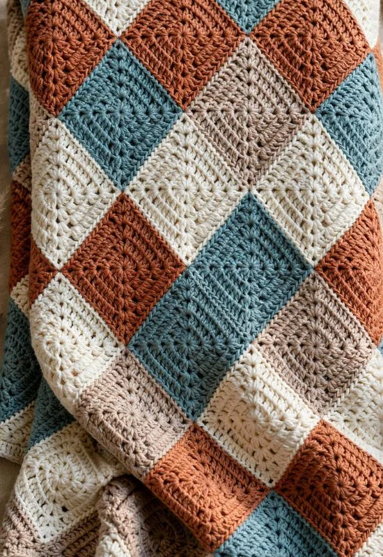 Diamond Mosaic Blanket