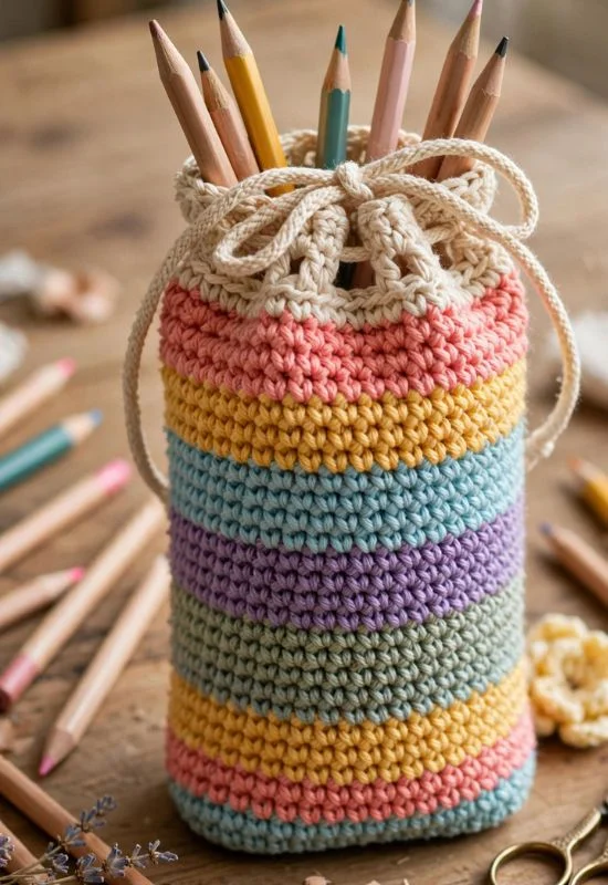 Drawstring Pencil Pouch