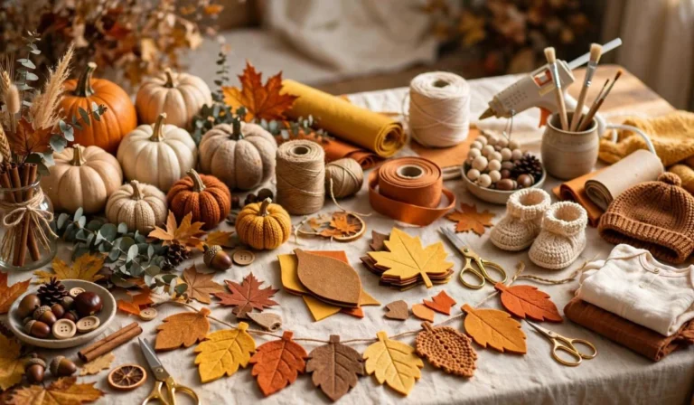 Fall Baby Shower Crafts