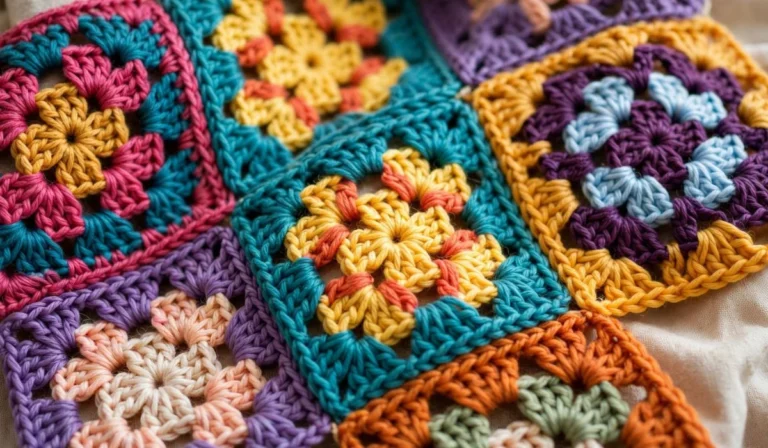 Granny Square Crochet Pattern