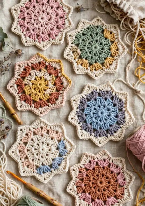 Granny Star Crochet Pattern