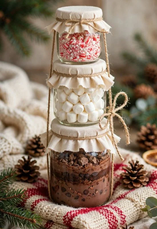 Homemade Hot Chocolate Jar