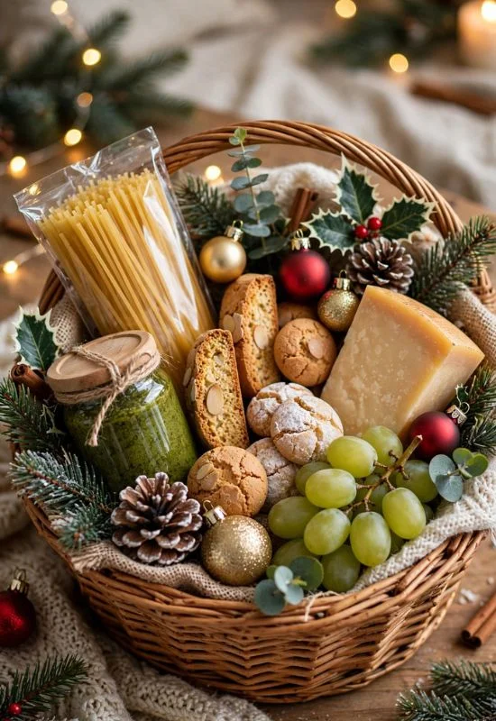 Italian Dinner Christmas Basket