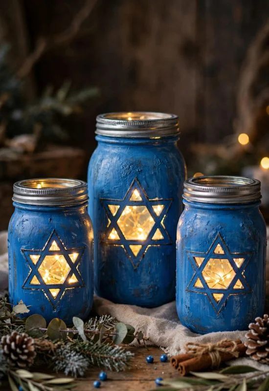 Mason Jar Candle Holders