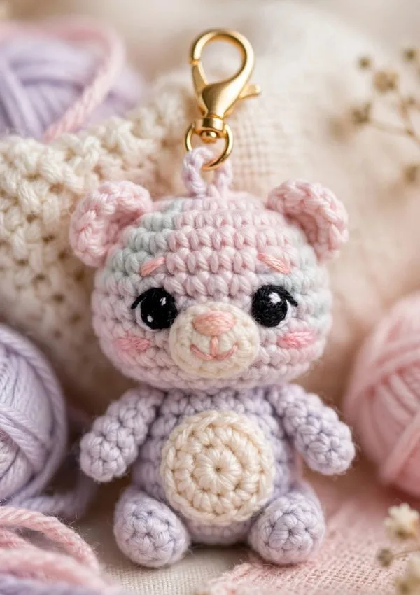 Mini Teddy Bear Charm
