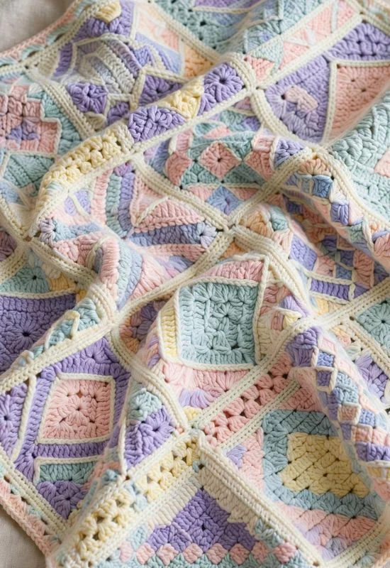 Mosaic Baby Blanket
