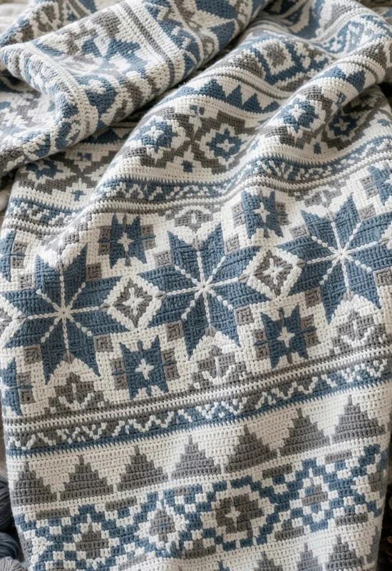 Nordic Mosaic Blanket