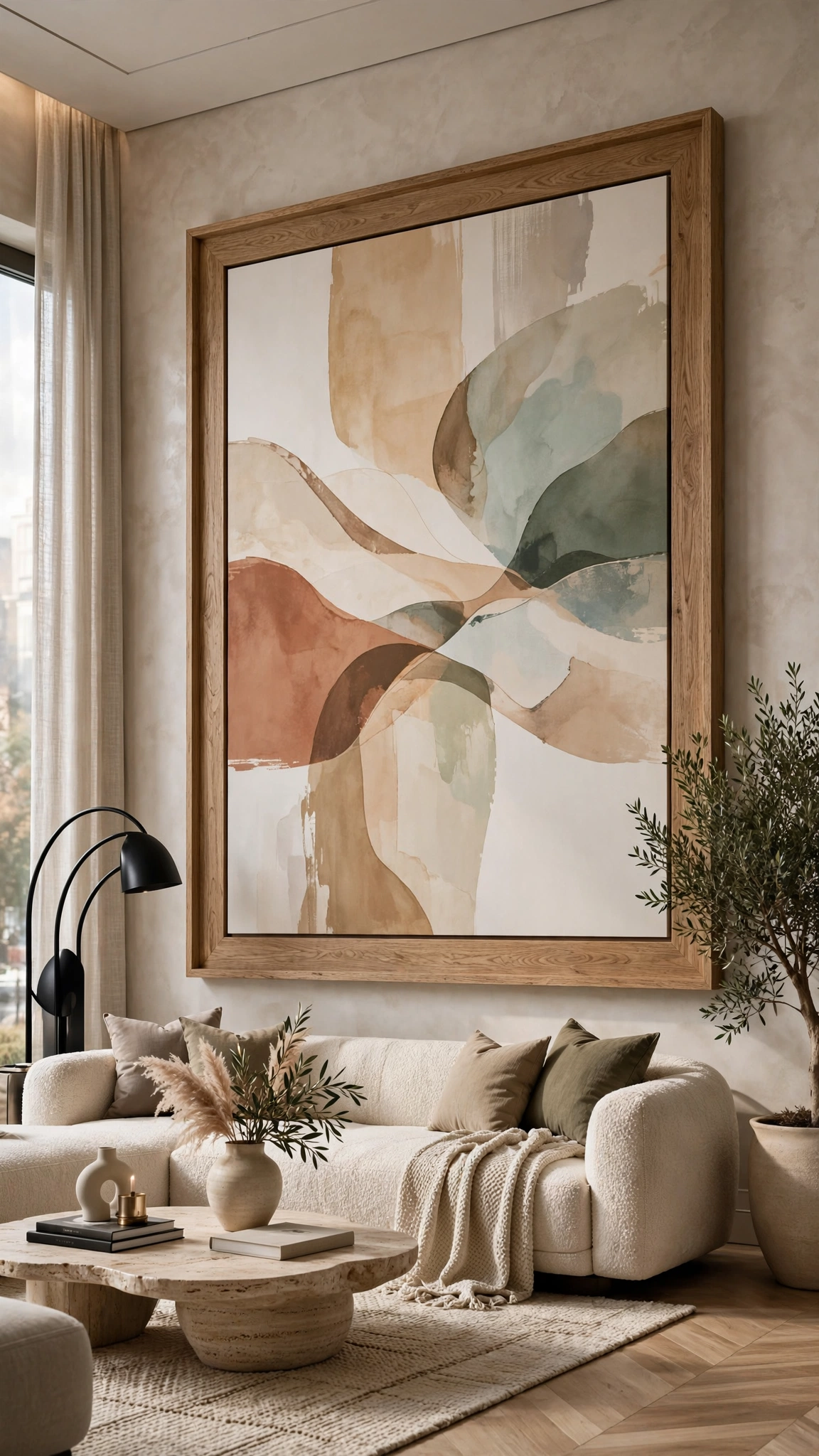 Oversized Framed Wall Art