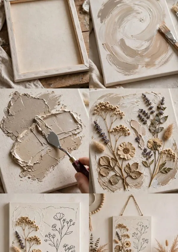 Painted Canvas Wall Art