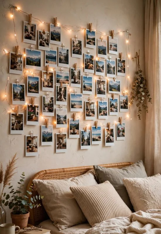 Polaroid Memory Wall