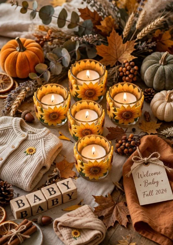 Sunflower Candle Holders
