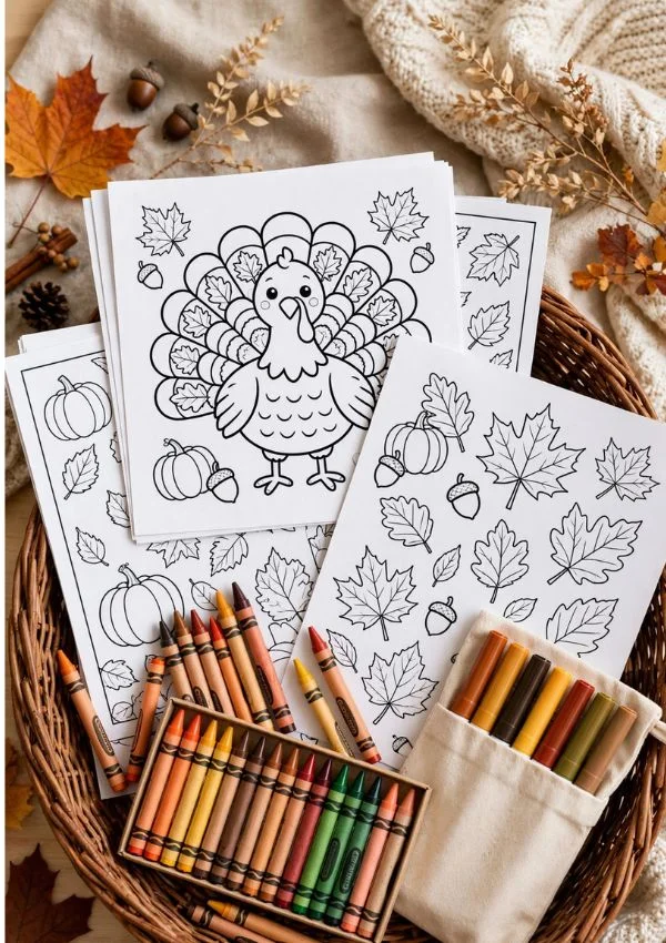 Thanksgiving Coloring Kit