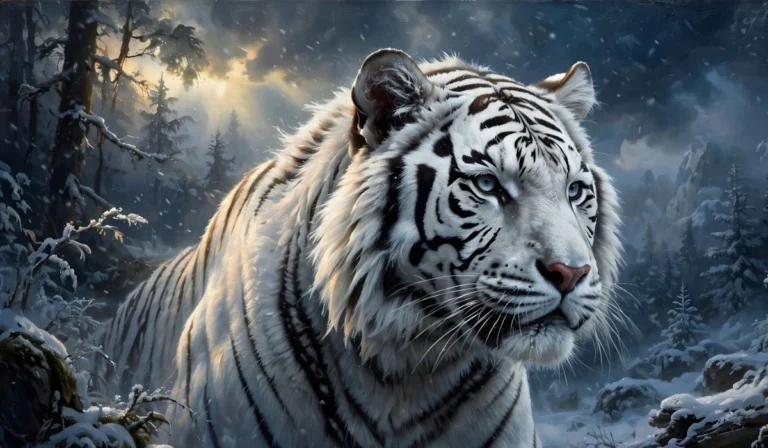 White Tiger Art