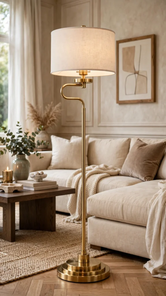 Brass Floor Lamp