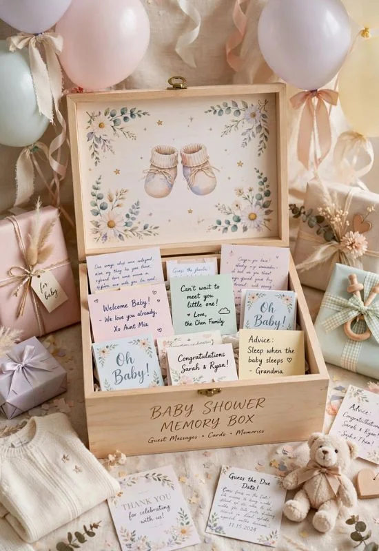Baby Shower Memory Box