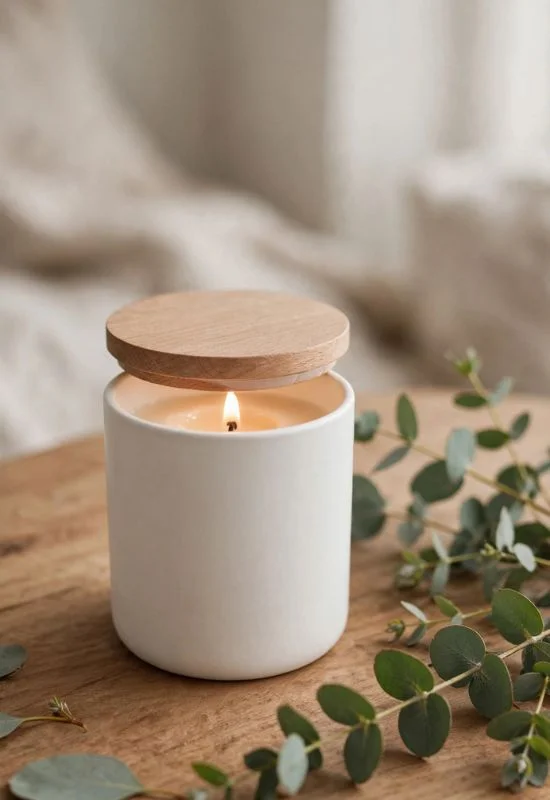 Candle in a Minimalist Jar
