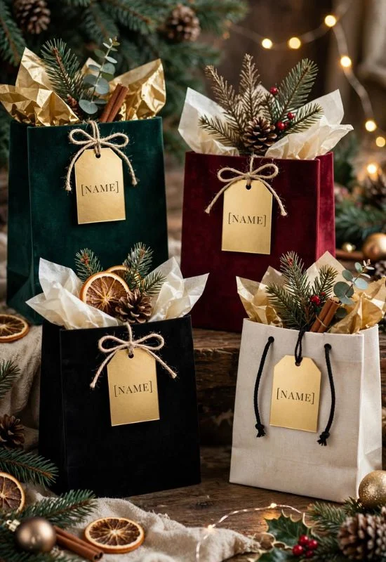 Customized Christmas Gift Bags