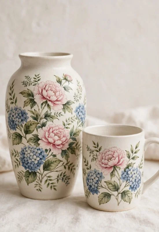Floral Pottery Design 
