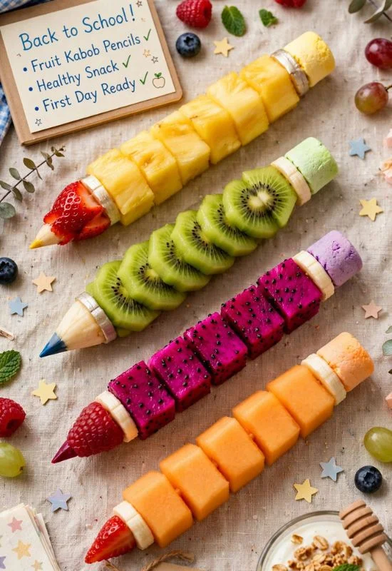 Fruit Kabob Pencils