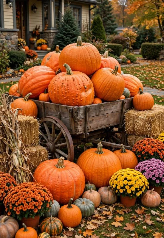 Giant Pumpkin Wagon
