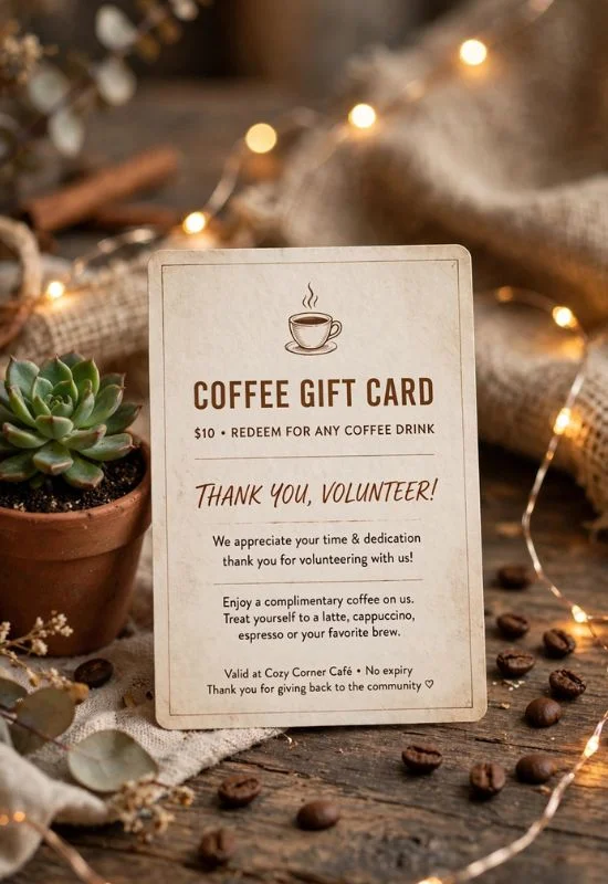 Gift Card for Coffee