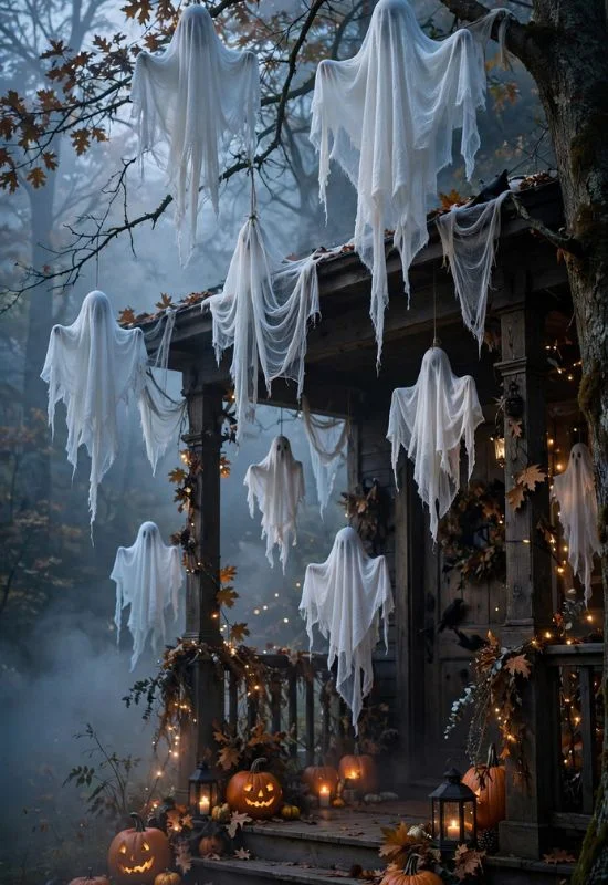 Hanging Ghost Decorations