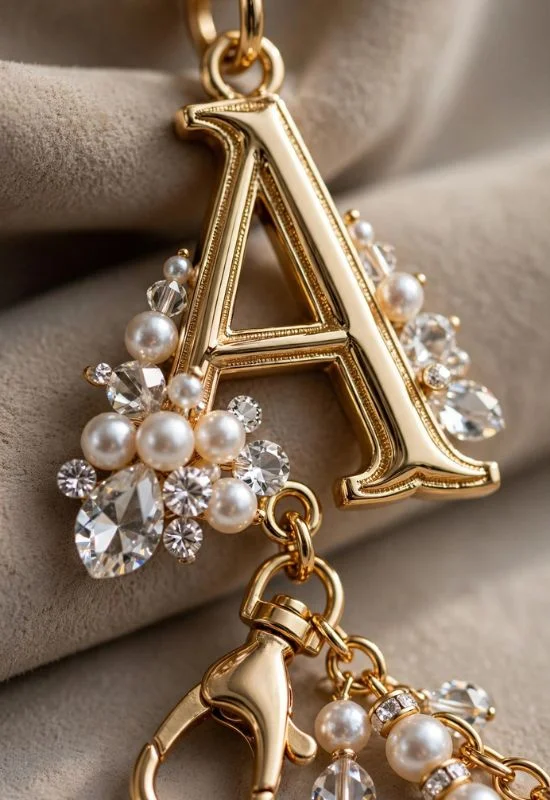 Initial Letter Charm 