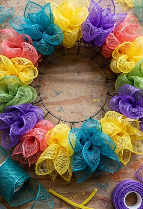 Mesh Wreath Form