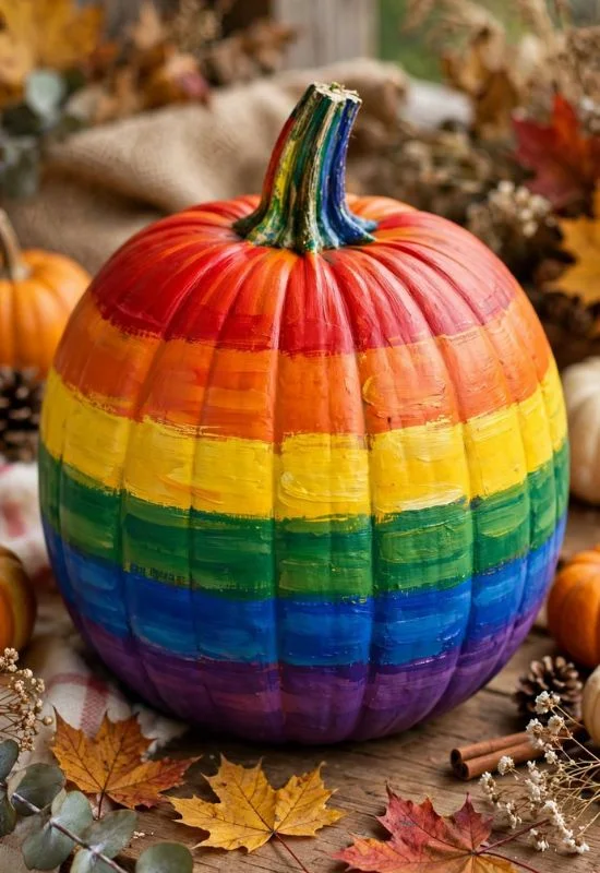 Rainbow Pumpkin