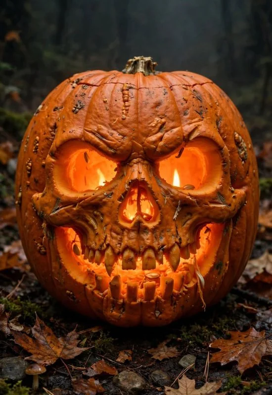 Skull Pumpkin 