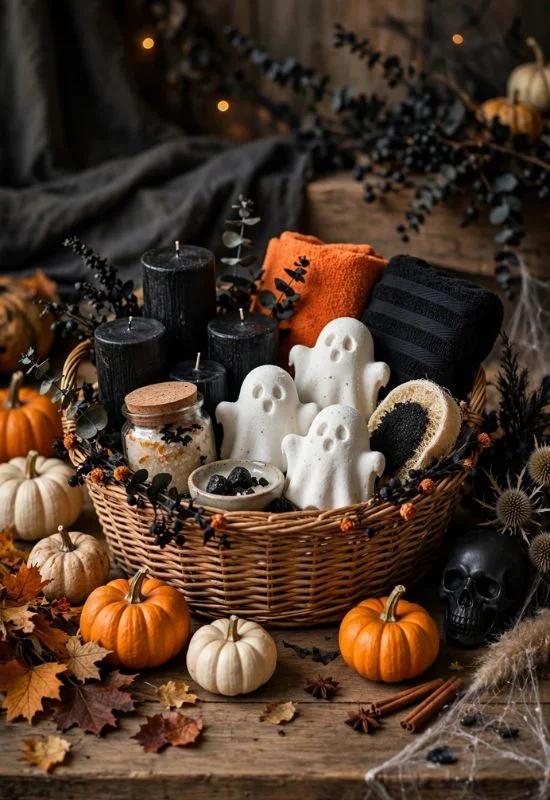 Spooky Self-Care Basket