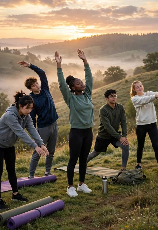 Sunrise Yoga or Stretching