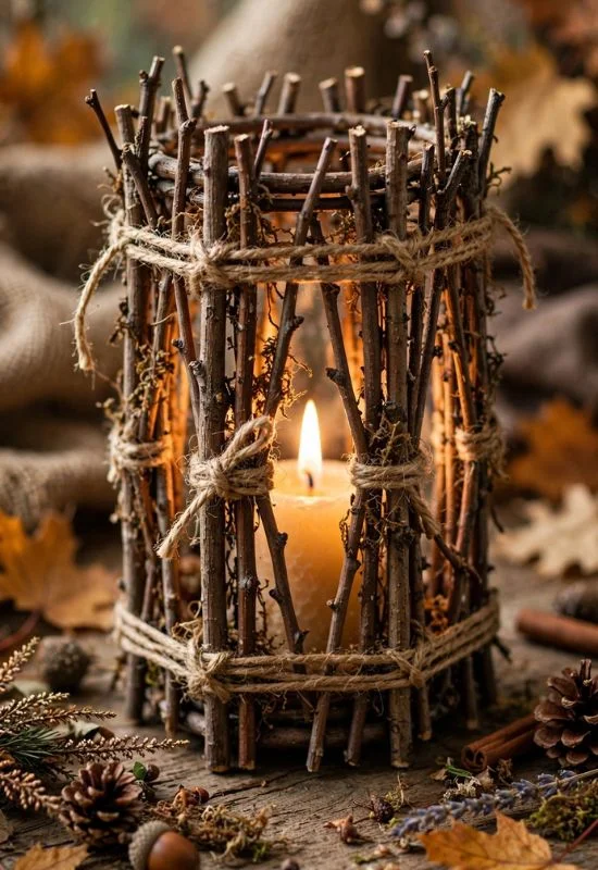 Twig Candle Lantern