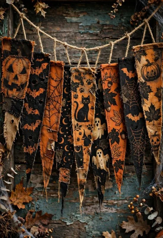 Vintage Halloween Banner
