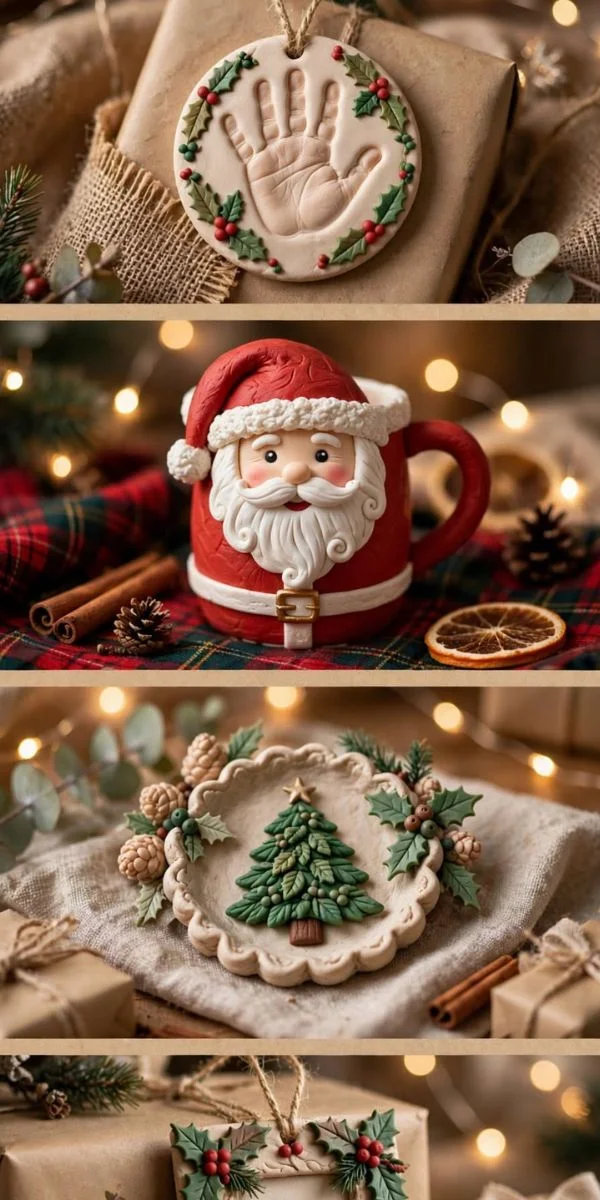 Personalized Christmas Clay Gifts 